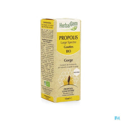 Herbalgem Propolis Large Spectrum Bio Fl Gutt 15ml
