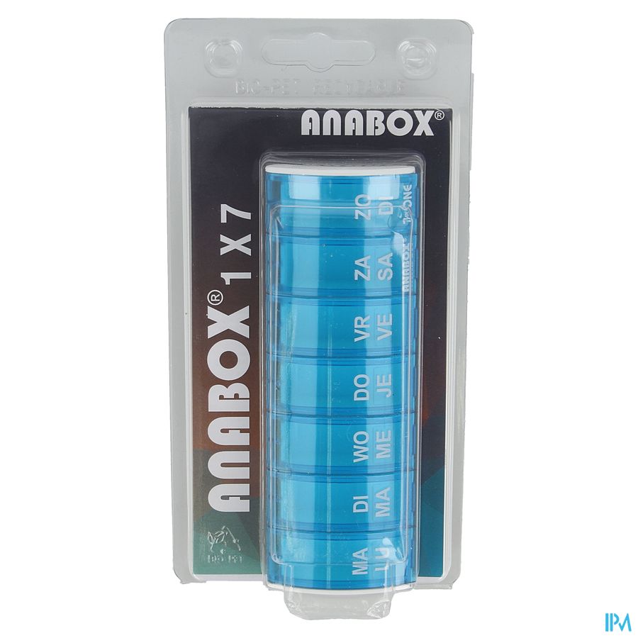 Anabox Pilulier Semaine Bleu