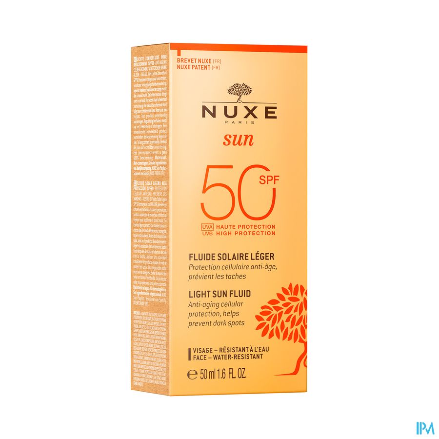 Nuxe Sun Fluide Visage Spf50 50ml Nf
