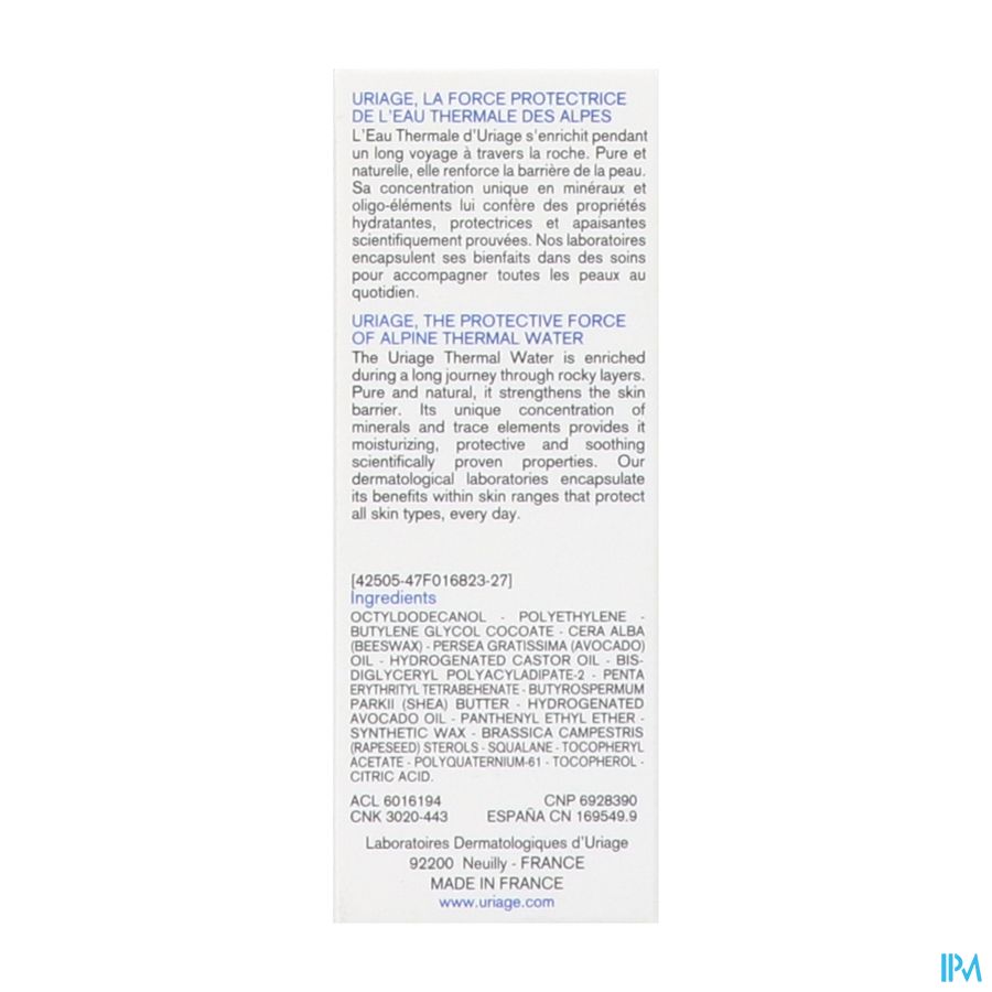 Uriage Bariederm Fissures-crevasses Stick 22g