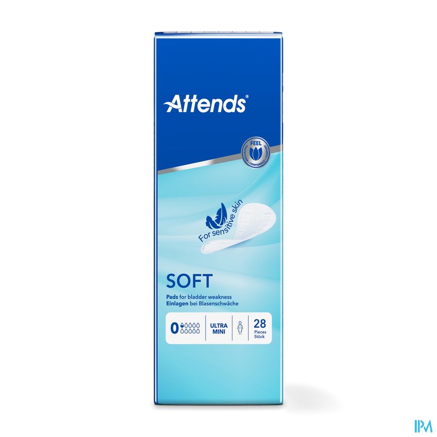 Attends Soft 0 Ultra Mini Couche Anatom. 1x28