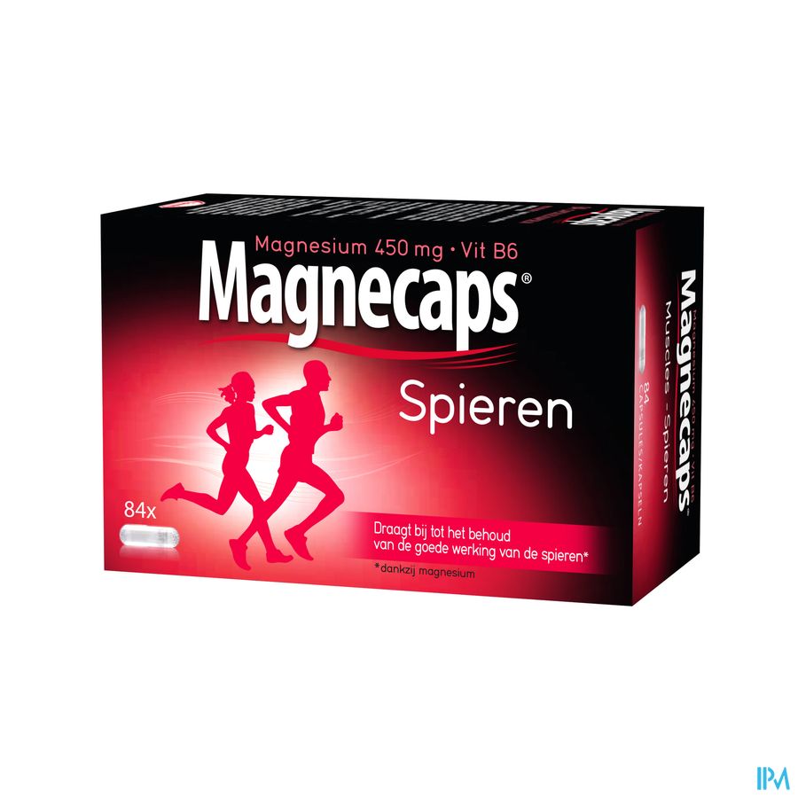 Magnecaps Muscles Magnésium 450mg & Vit B6 84 capsules