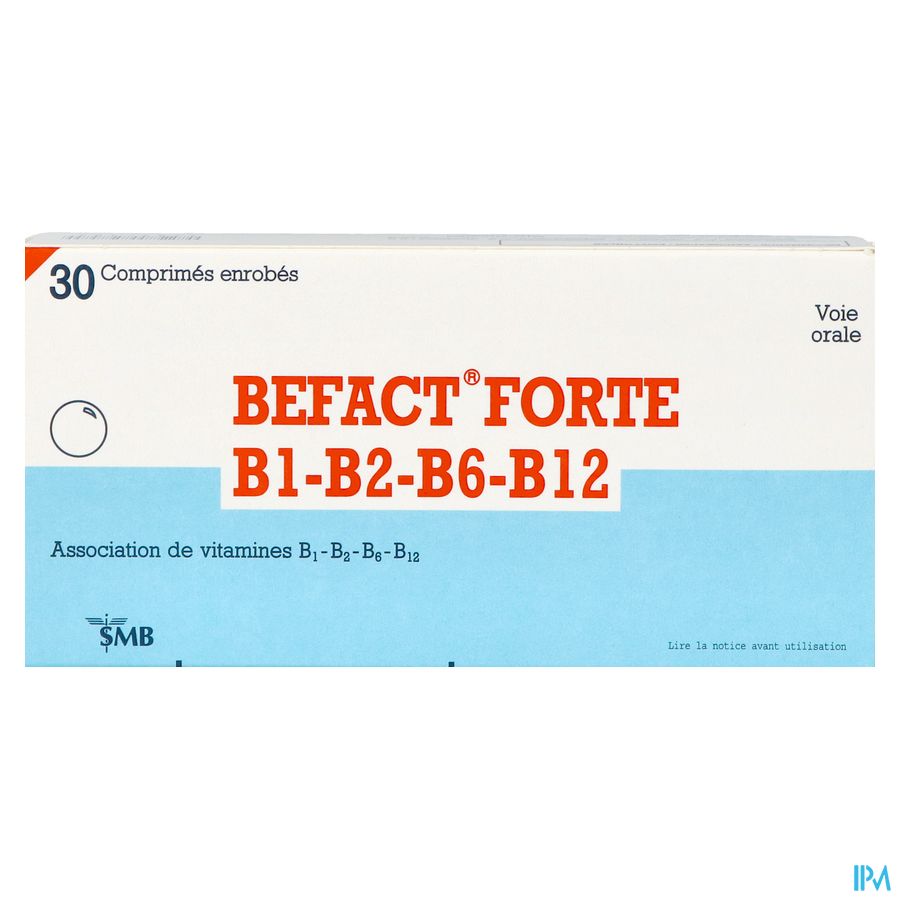Befact Forte B1-b2-b6-b12 Comp Enrobe 30
