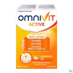 Omnivit Active 84cp - Vitamine Immunité Energie