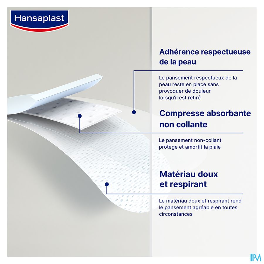 Hansaplast Pansements Kids Sensitive 1mx6cm