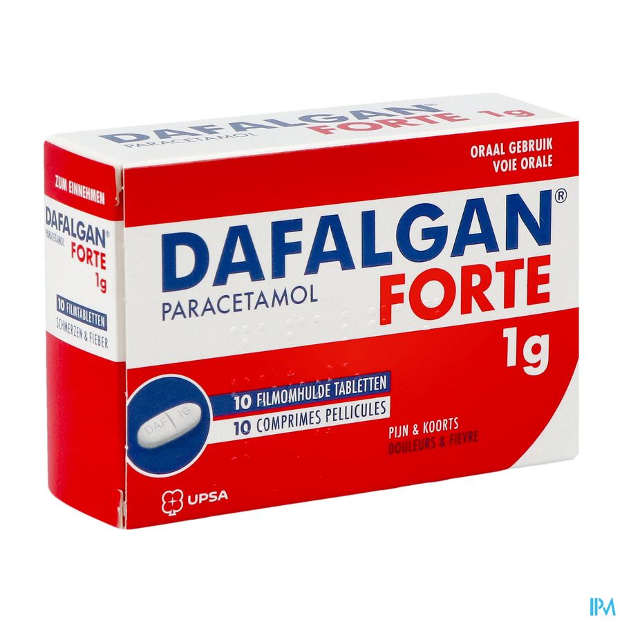 Dafalgan Forte Comp Pell 10 X 1000mg