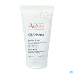 Eau Thermale Avène Masque CLEANANCE détox  - Matifiant, purifiant - Peaux sensibles, à imperfections