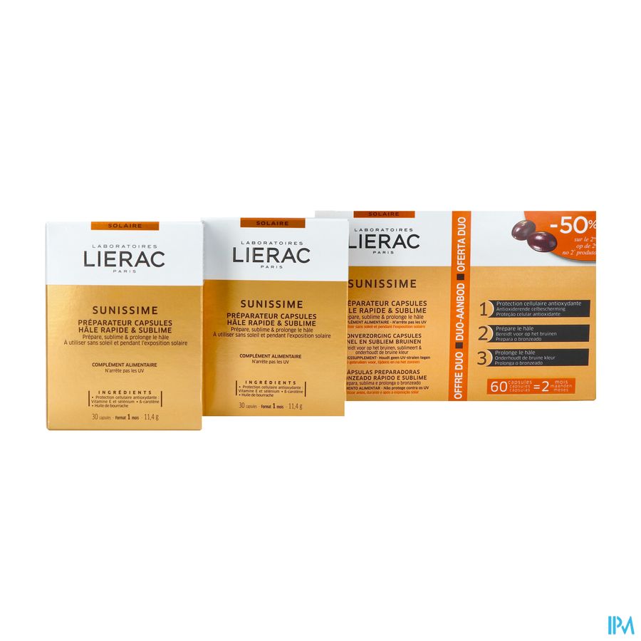 Lierac Sunissime Duo Bronzage Blister Caps 2x30