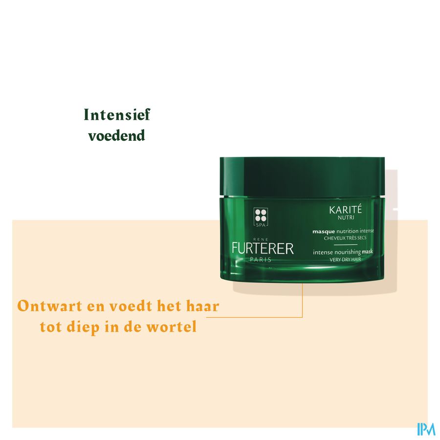 René Furterer - Masque nutrition intense - Masque nourrissant d'exception au beurre de Karité - KARITE NUTRI