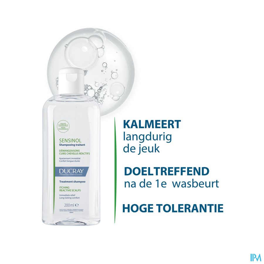 Ducray SENSINOL Shampooing Traitant Physioprotecteur anti-démangeaisons Cuirs chevelus Sensibles