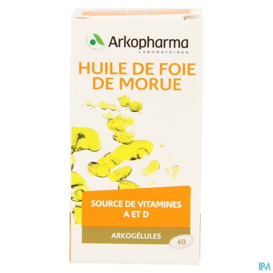 Arkogelules Huile Foie Morue 60