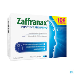 PROMO -10 EUR Zaffranax® Humeur Positive 90 Gélules - Émotionnel (1), stress (2), fatigue (3)
