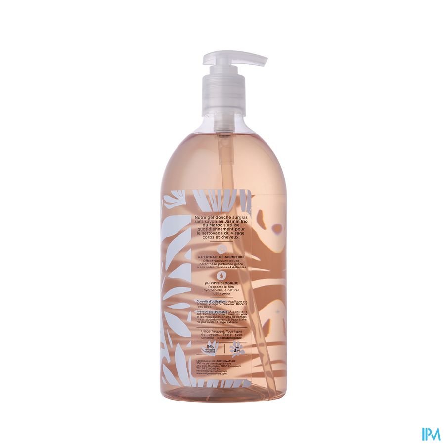 Cosm'ethik Gel Douche Jasmin Bio Maroc Fl Pompe 1l