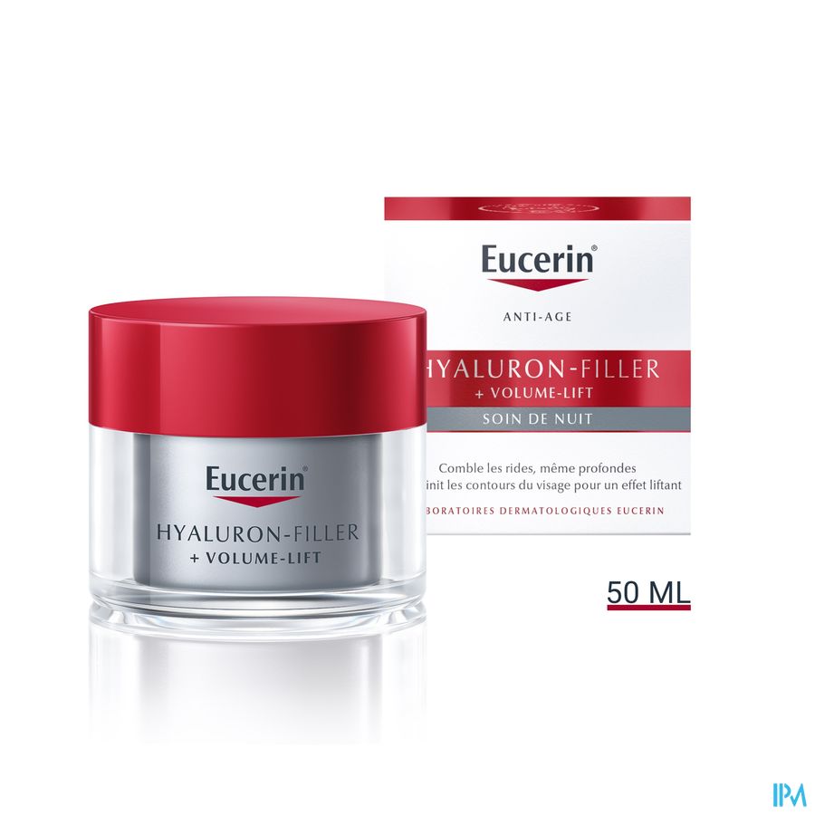 Hyaluron-Filler + Volume-Lift Soin de Nuit Anti-Rides & Anti-Âge Pot 50ml
