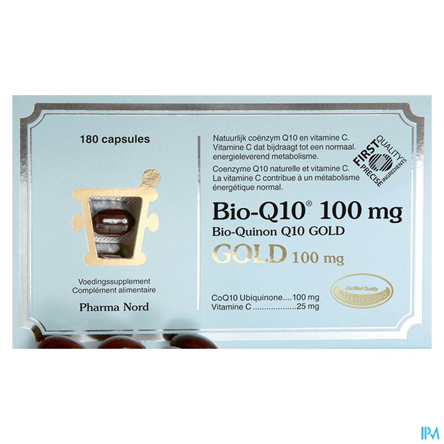 Bio-q10 100mg Gold Caps 180