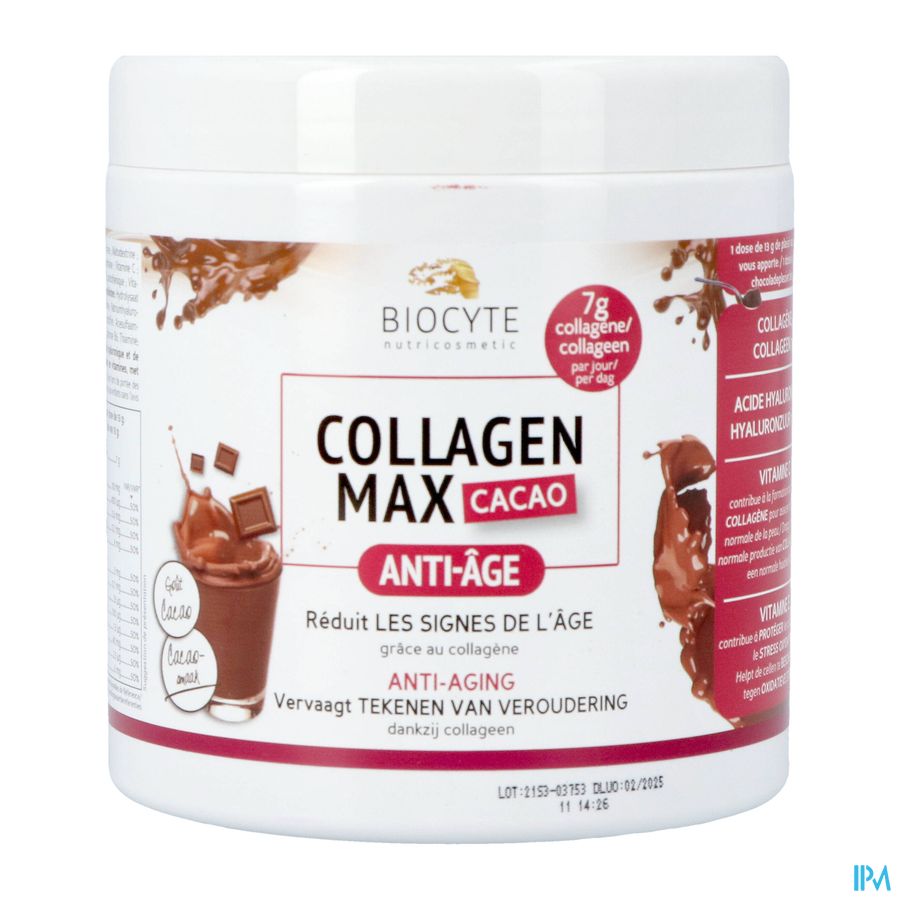 Biocyte Collagen Max Cacao Pdr Pot 260g