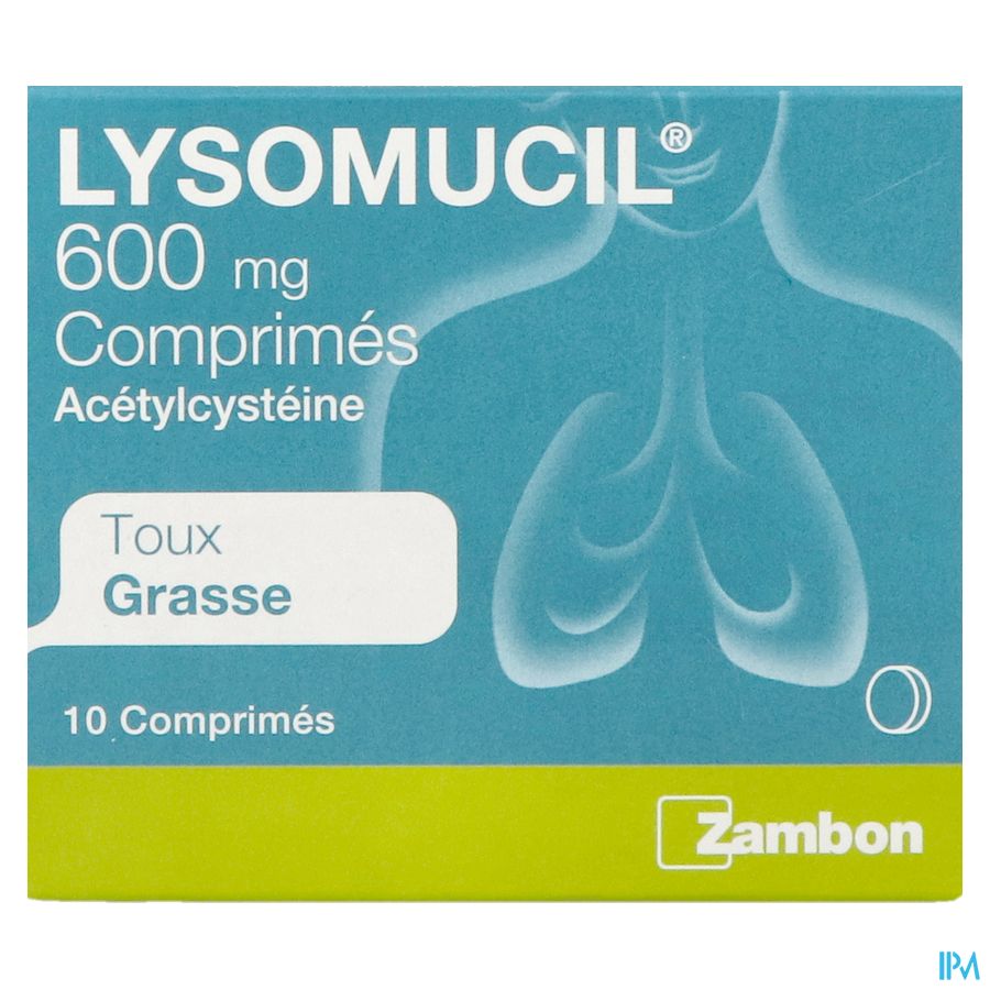 Lysomucil 600 Comp 10 X 600mg