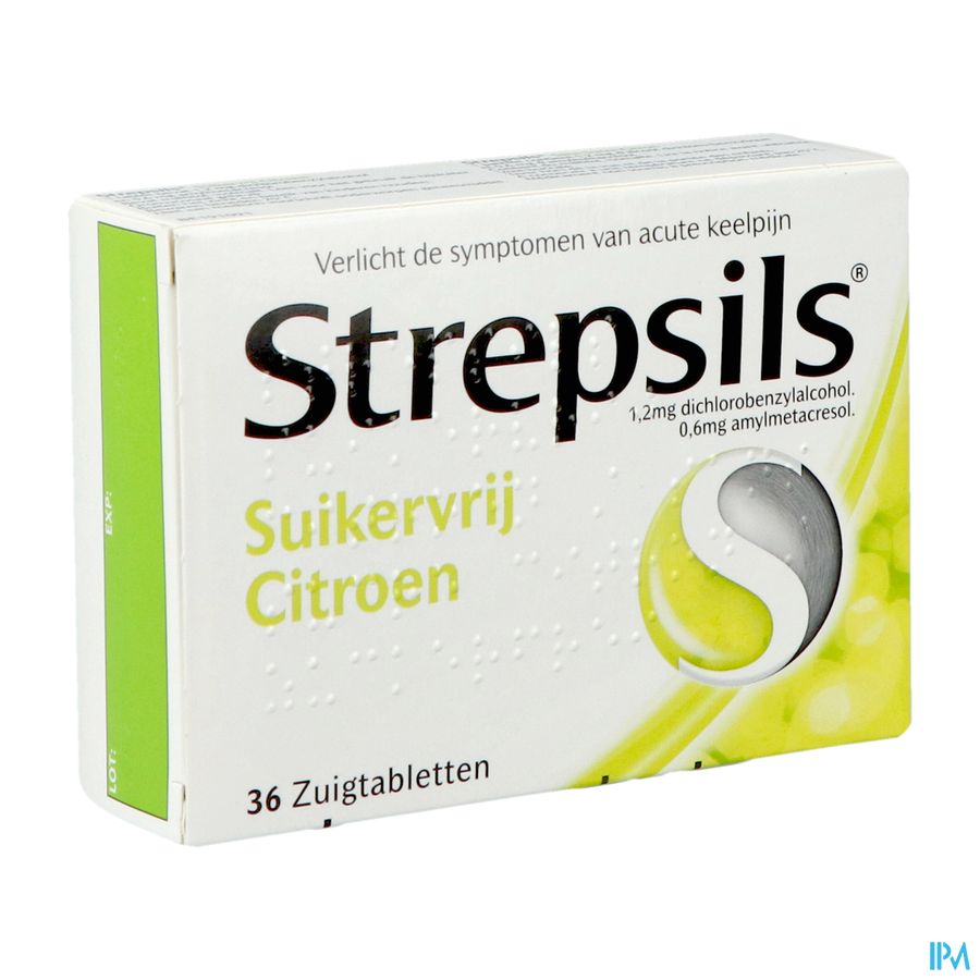 Strepsils S/sucre Citron Past 36