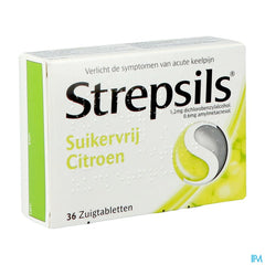 Strepsils S/sucre Citron Past 36