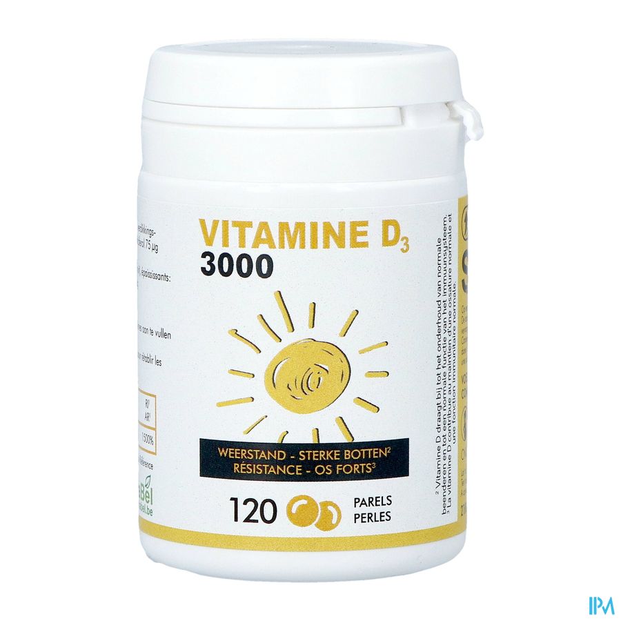 Soria Vitamine D 3000iu Perles 120