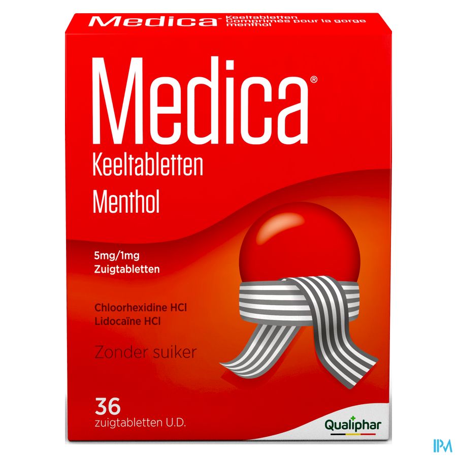 Medica comrpimés pour la gorge Menthol 36 pce - mal de gorge