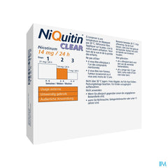 Niquitin® Clear Patch 14 Mg 14 P. – Arrêter De Fumer – 24H Sans Besoin