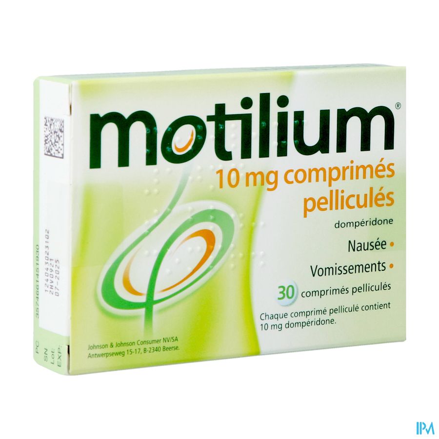 Motilium 10mg Comp Pell 30 X 10mg