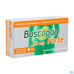 Buscopan Forte 20mg Comp 30 - crampes et maux de ventre