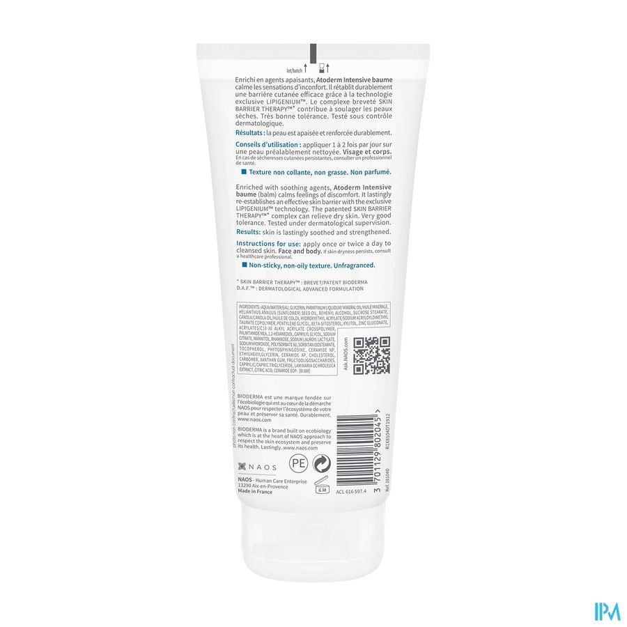 Bioderma Atoderm Intensive Baume 200ml