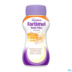 Fortimel Multifibre 1.5kcal Goût Vanille Bouteilles 4x200ml