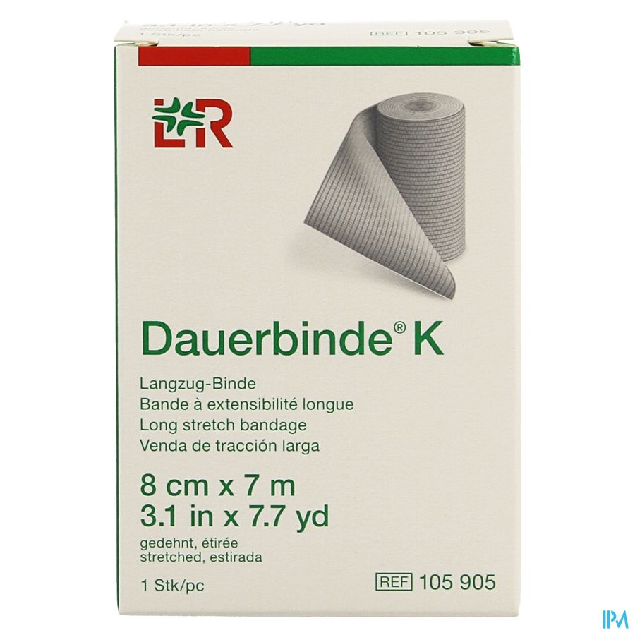 Dauerbinde K 8cm X 7m 1 105905