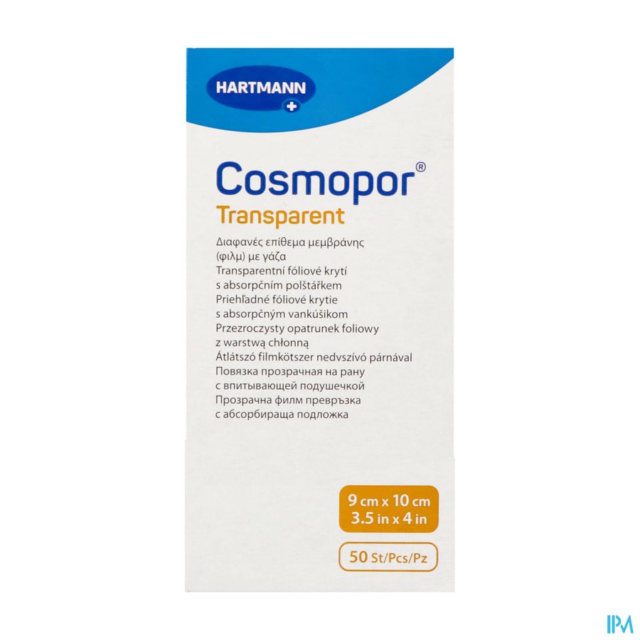 Cosmopor Transparent 9cmx10cm 50 9010530