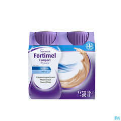 Fortimel Compact 2.4kcal Arôme Moccha Complément Nutritionnel Dénutrition Bouteilles 4x125ml