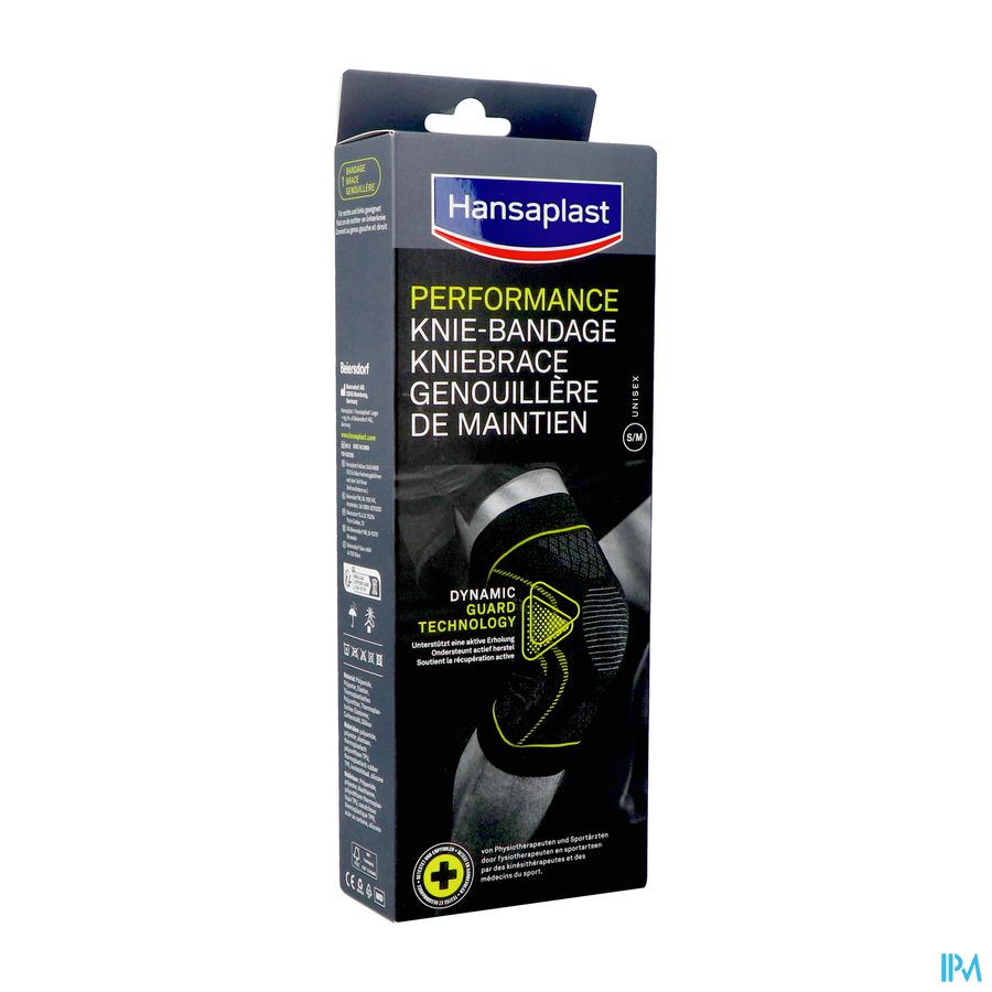 Hansaplast Bandage Sport Genou Noir