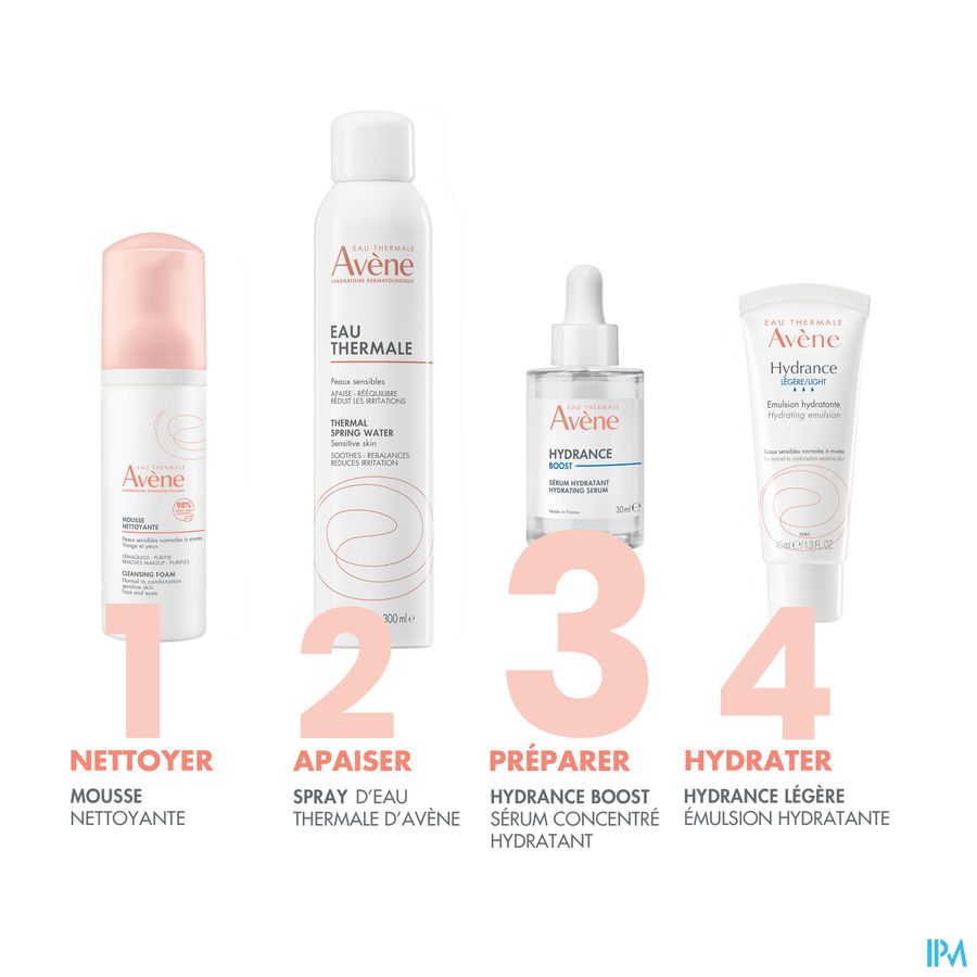 Eau Thermale Avène HYDRANCE Boost Sérum Concentré Hydratant  - Visage, Cou, décolleté
