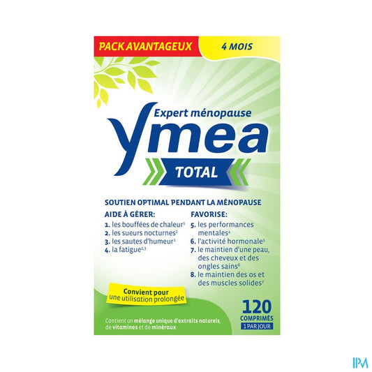 Ymea® Total 120 P. - Ménopause - Contre Bouffées De Chaleur & Fatigue