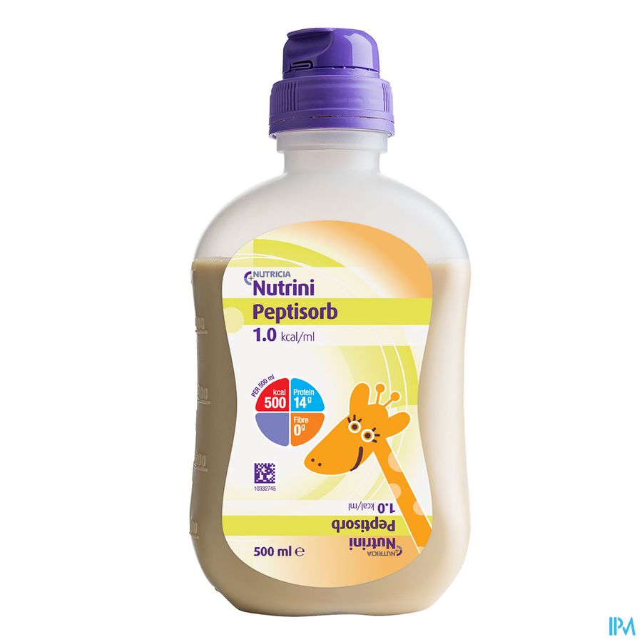 Nutrini Peptisorb Alimentation Complète Par Sonde Bouteille 500ml
