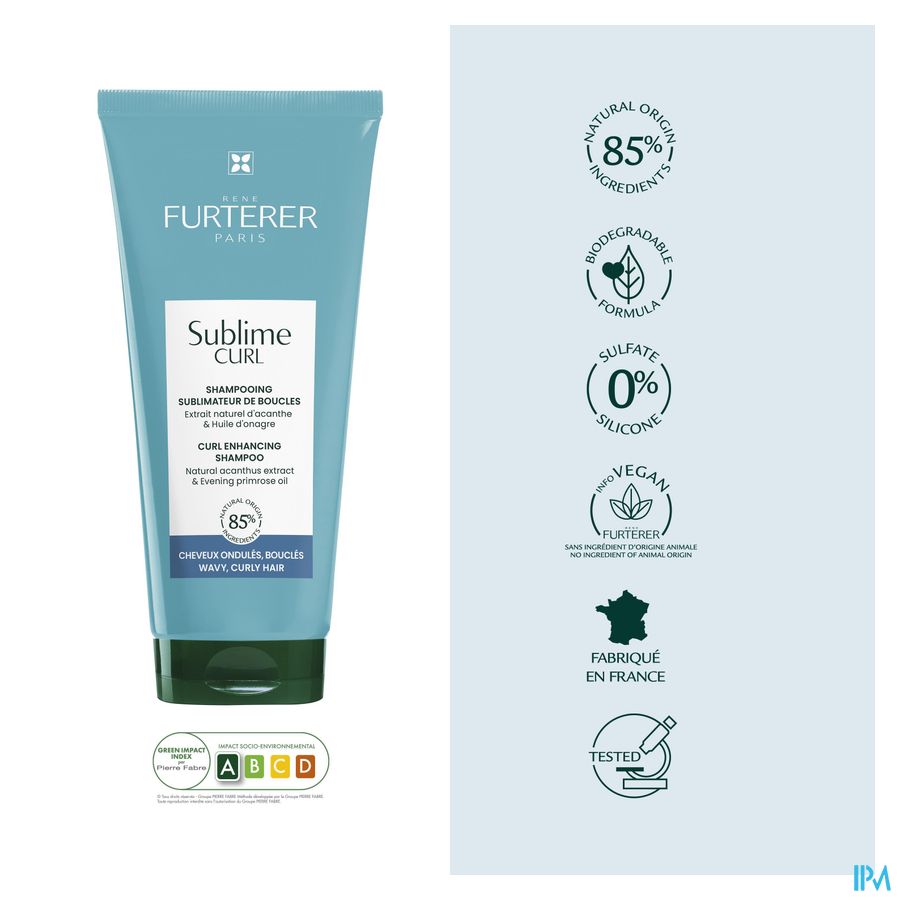 René Furterer Shampoing pour cheveux bouclés - SUBLIME CURL