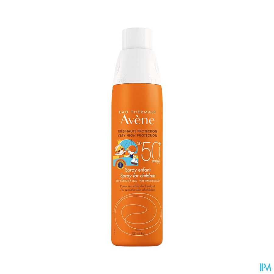 Eau Thermale Avène - Spray enfant SPF50+ Soins solaires Peaux Sensibles