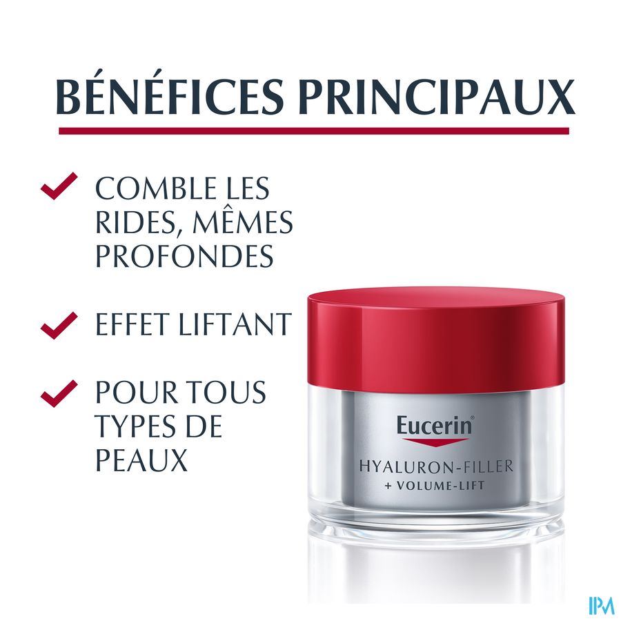 Hyaluron-Filler + Volume-Lift Soin de Nuit Anti-Rides & Anti-Âge Pot 50ml