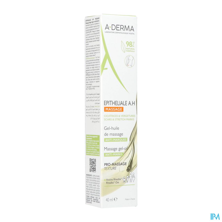 A-DERMA Epitheliale ULTRA REPAIR Gel-huile de massage anti-marques, Cicatrices et vergetures 100ml