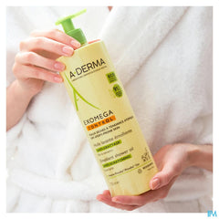 A-DERMA - EXOMEGA CONTROL HUILE LAVANTE ÉMOLLIENT ANTI-GRATTAGE