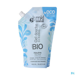 Mkl Gel Douche Bio Neutre Recharge 900ml