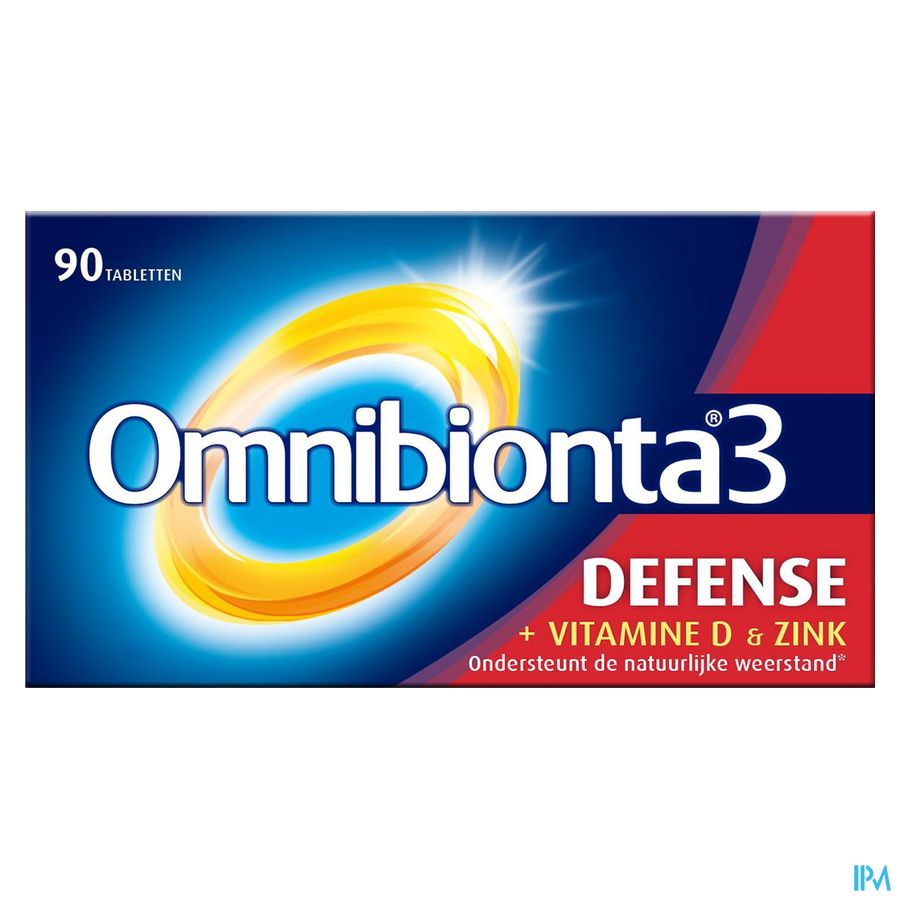 Omnibionta3 Defense Multivitamines Immunité (90 comprimés)