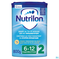 Nutrilon 2 Lait de suite Bébé 6-12 mois lait en poudre boîte 800g