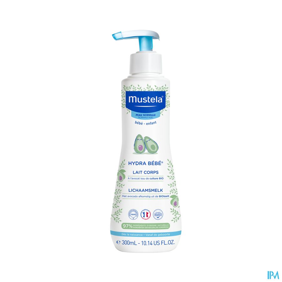 Mustela hydra bébé® lait corps - peau normale 300 ml