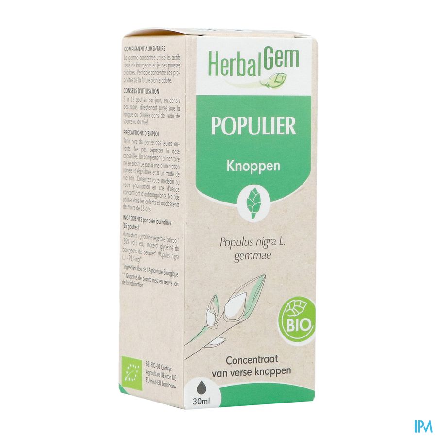 Herbalgem Peuplier Bio 30ml