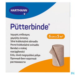 Hartmann Putterbinden 6cmx5m 1 P/s