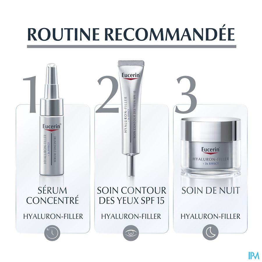 Hyaluron-Filler + 3x Effect Soin de Nuit Anti-Rides & Anti-Âge 50ml