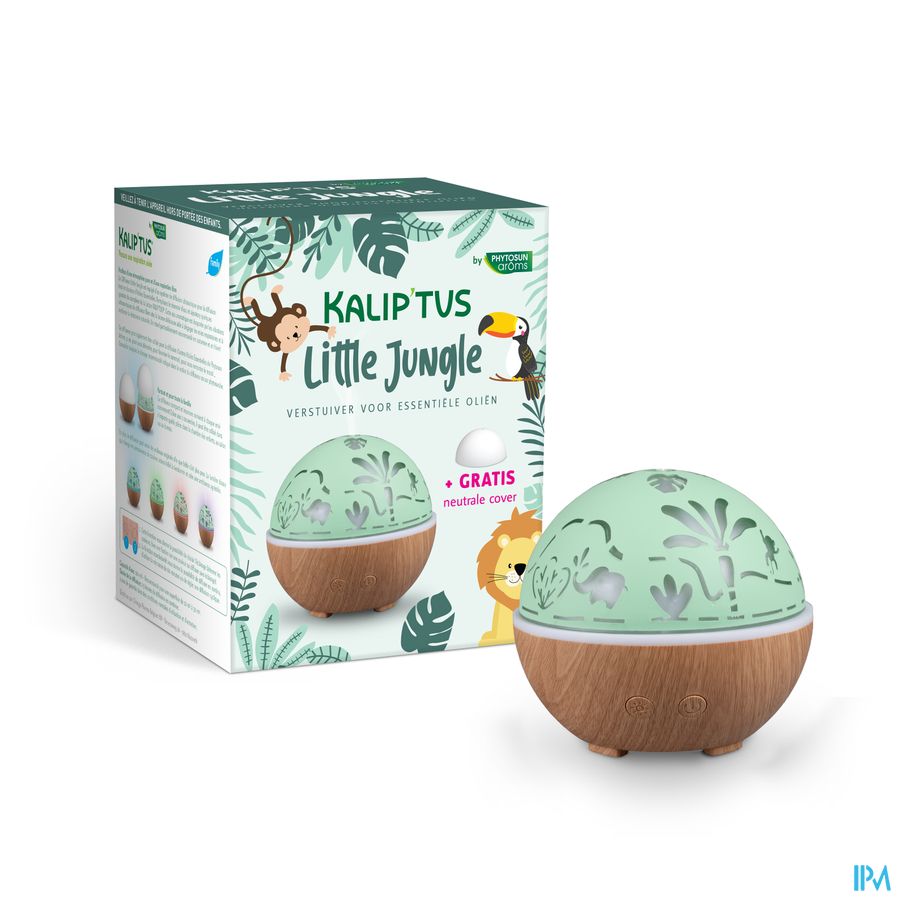 Kalip'tus Little Jungle - Diffuseur Huiles Essentielles – Enfants – 2 couvercles